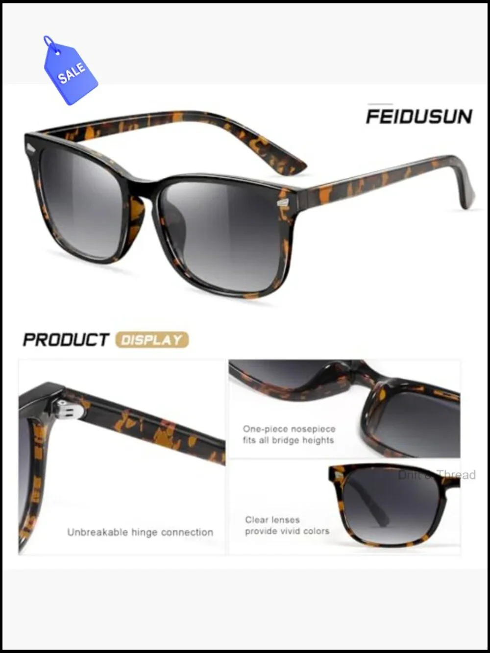 Polarized Sunglasses for Women Men Classic Trendy UV Protection